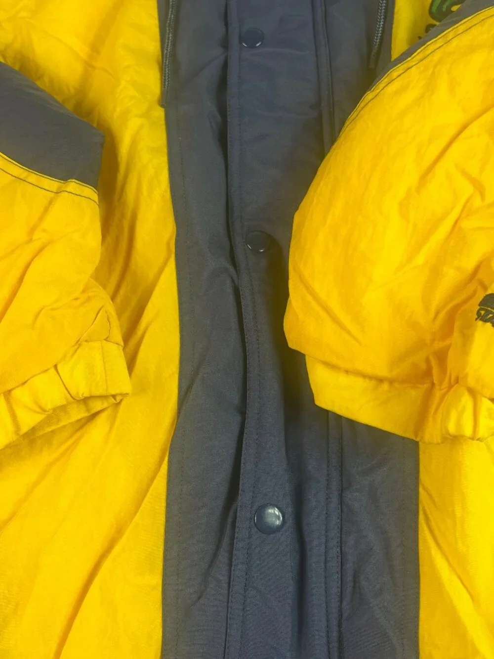VTG 90s Starter Notre Dame Fightin Irish Jacket Extra Large Full Zip Puffer Coat